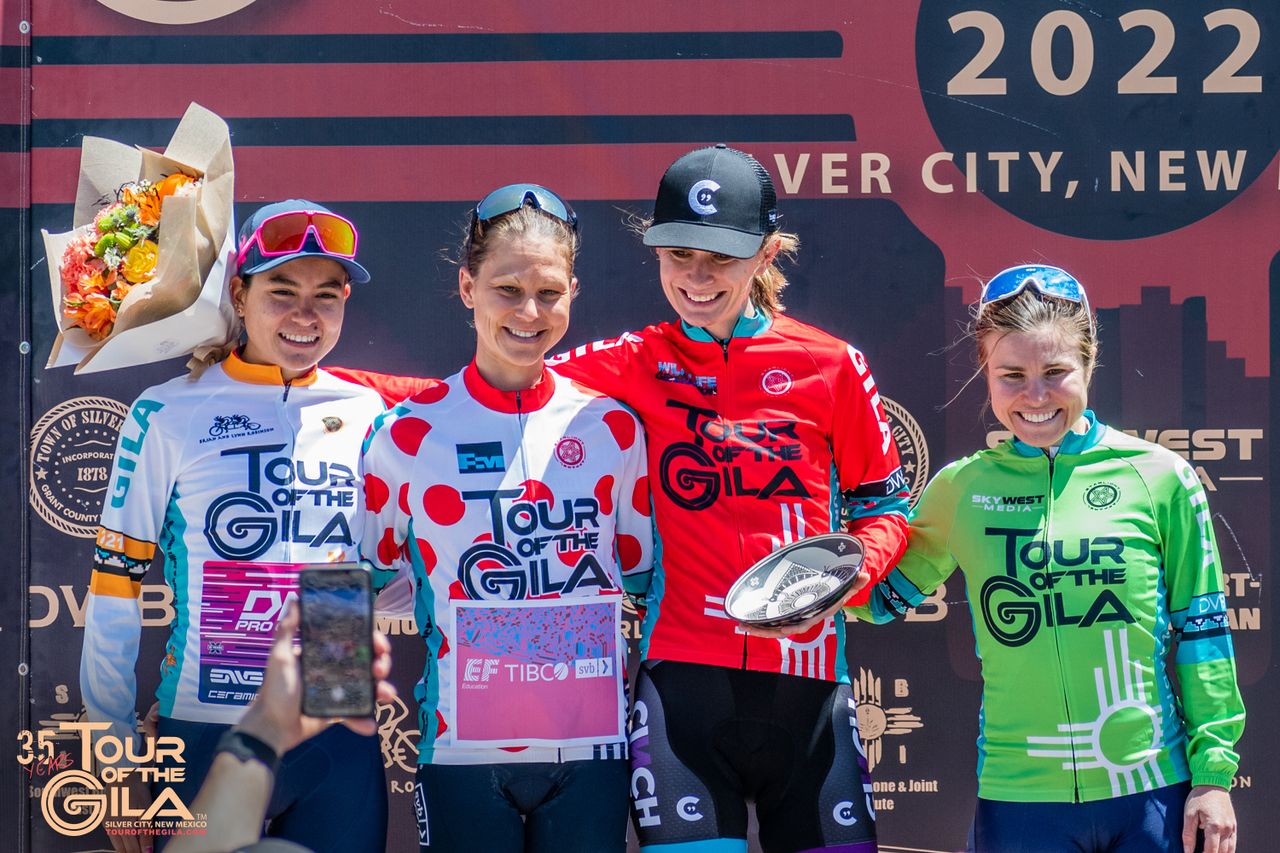 Final Podium of 2022 Tour of the Gila UCI Women&#039;s Race