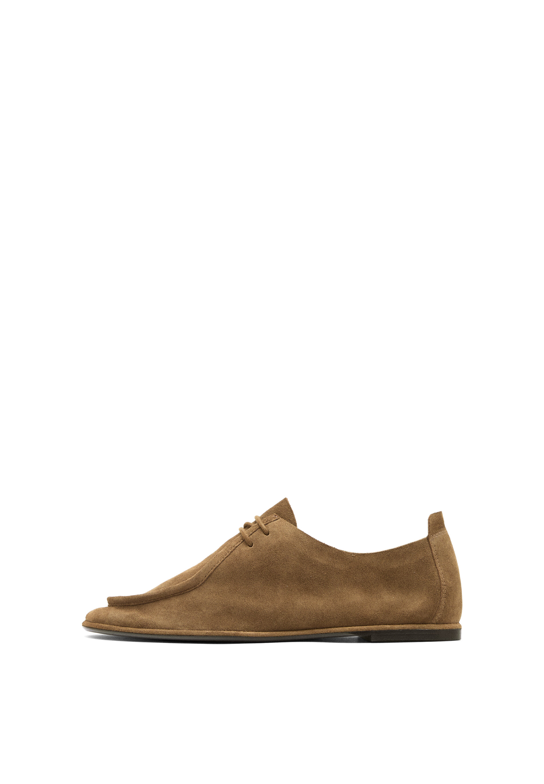 Soft Leather Lace-Up Shoes