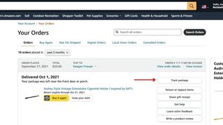 Amazon Track Package