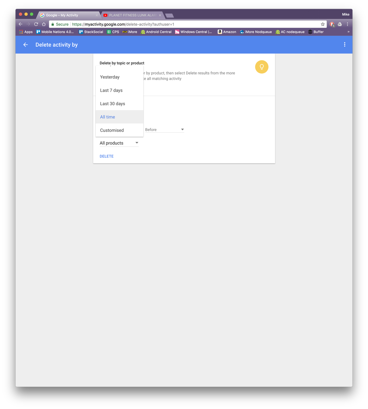 How to delete or turn off 'My Activity' in your Google account iMore