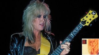 Lita Ford performs at the BMG Distribution Convention in Montreal August 23, 1988