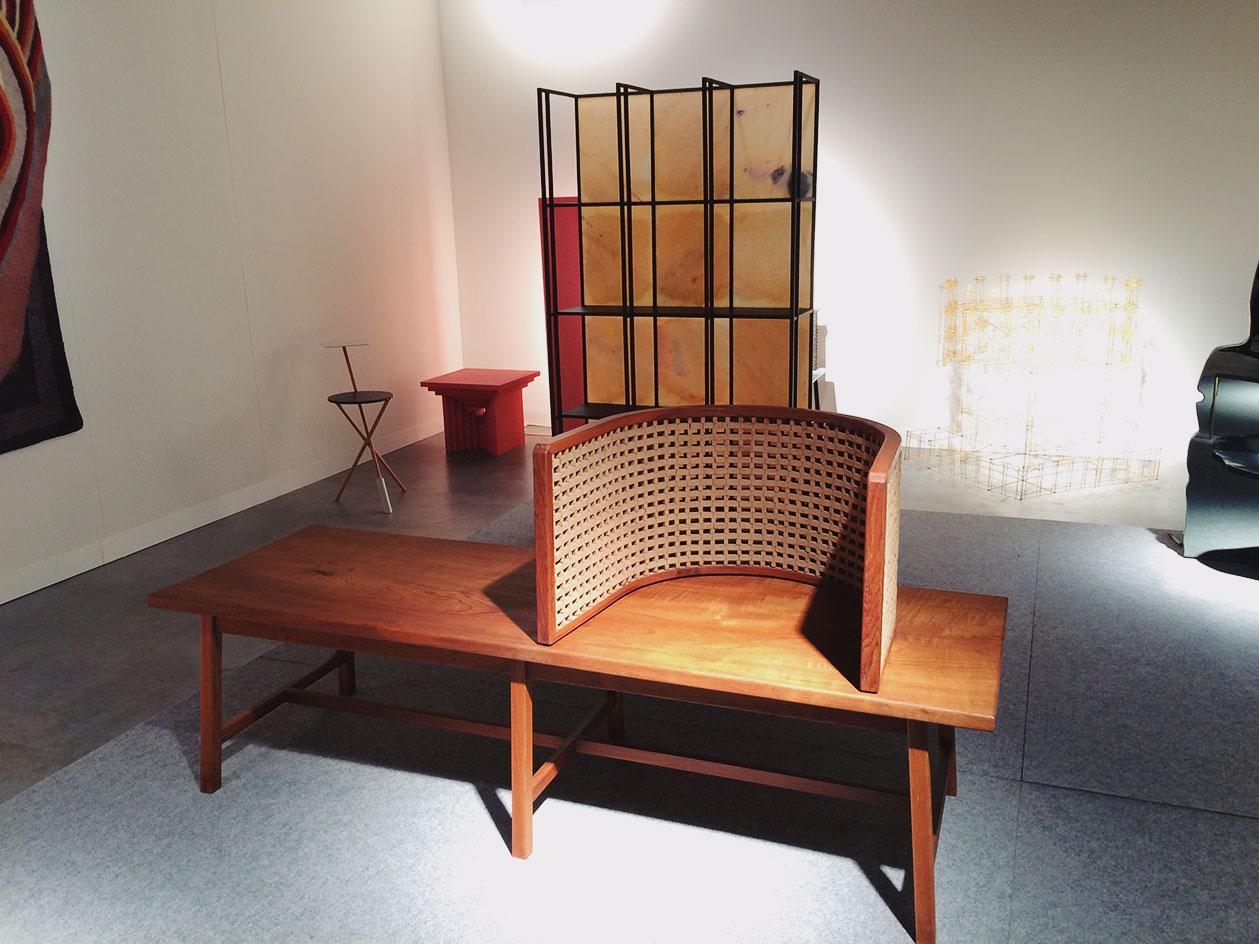 Bijoy Jain's 'Brick Study' bench, created in collaboration with Maniera and inspired by Indian building traditions