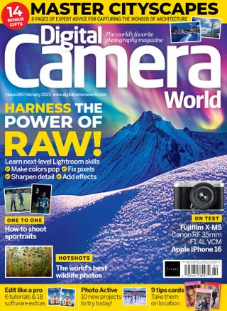 Front cover of issue 290 (February 2025) of Digital Camera magazine