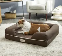 PetFusion Ultimate Lounge Memory Foam Bolster Cat & Dog Bed with Removable Cover$95.96 from Chewy