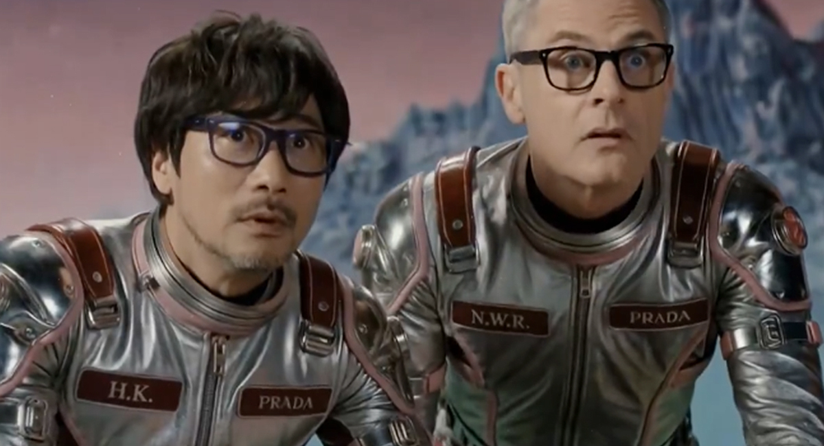 Prada AI Satellites II campaign with Hideo Kojima