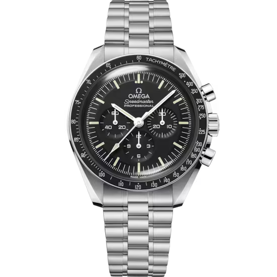Omega, Moonwatch Professional Speedmaster Steel Master Chronometer Certified Watch 310.30.42.50.01.001