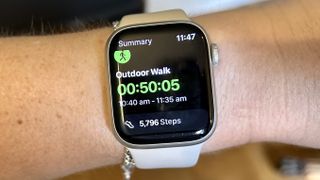 pedometer app on the Apple Watch Series 8
