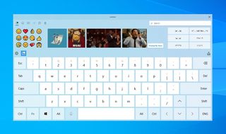 Windows 10 new touch keyboard