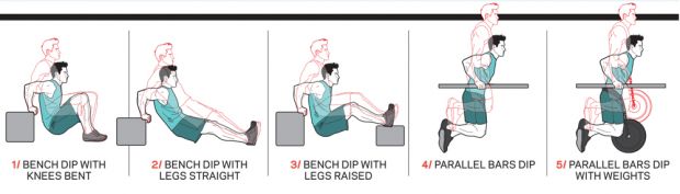 Triceps Dips Trening