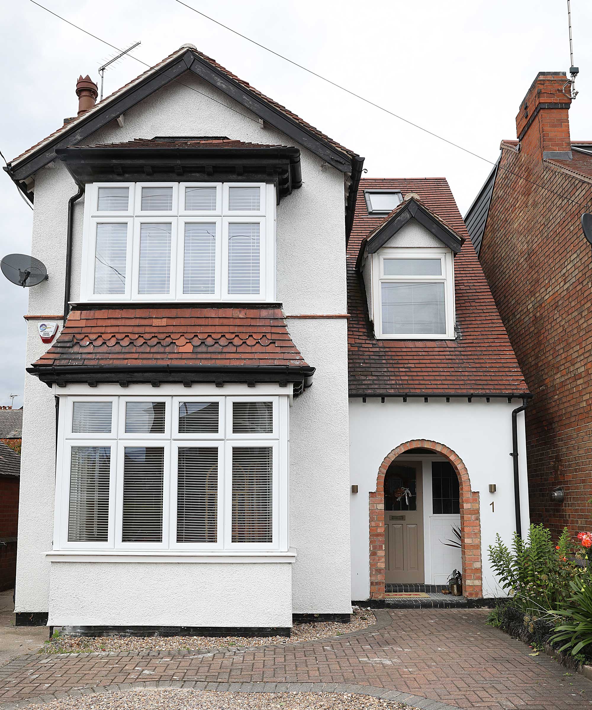 Front exterior of a traditional Edwardian house