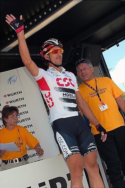Fabian Cancellara (CSC) is hugely popular in Switzerland.