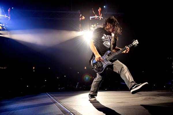 Metallica onstage in Amsterdam