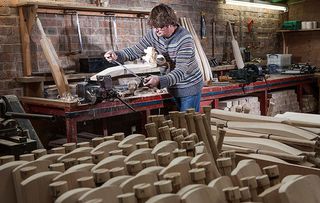 Andrew Kember of Salix cricket bats (Photo ©Richard Cannon / Country Life)