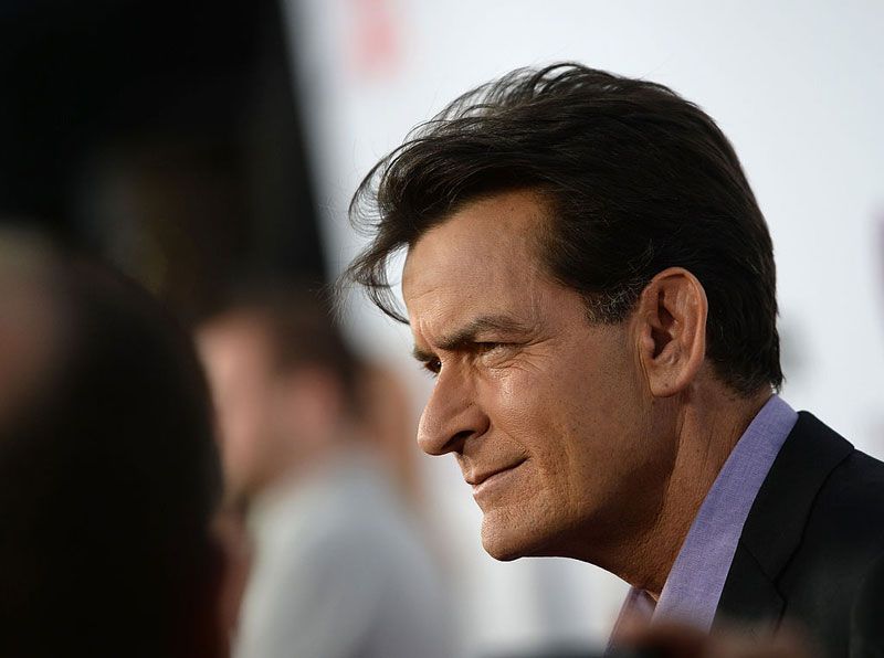 Actor Charlie Sheen in April, 2013