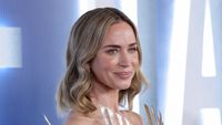 Emily Blunt smiles at photographers on the Disclosure Day New York red carpet June 8, 2026. 