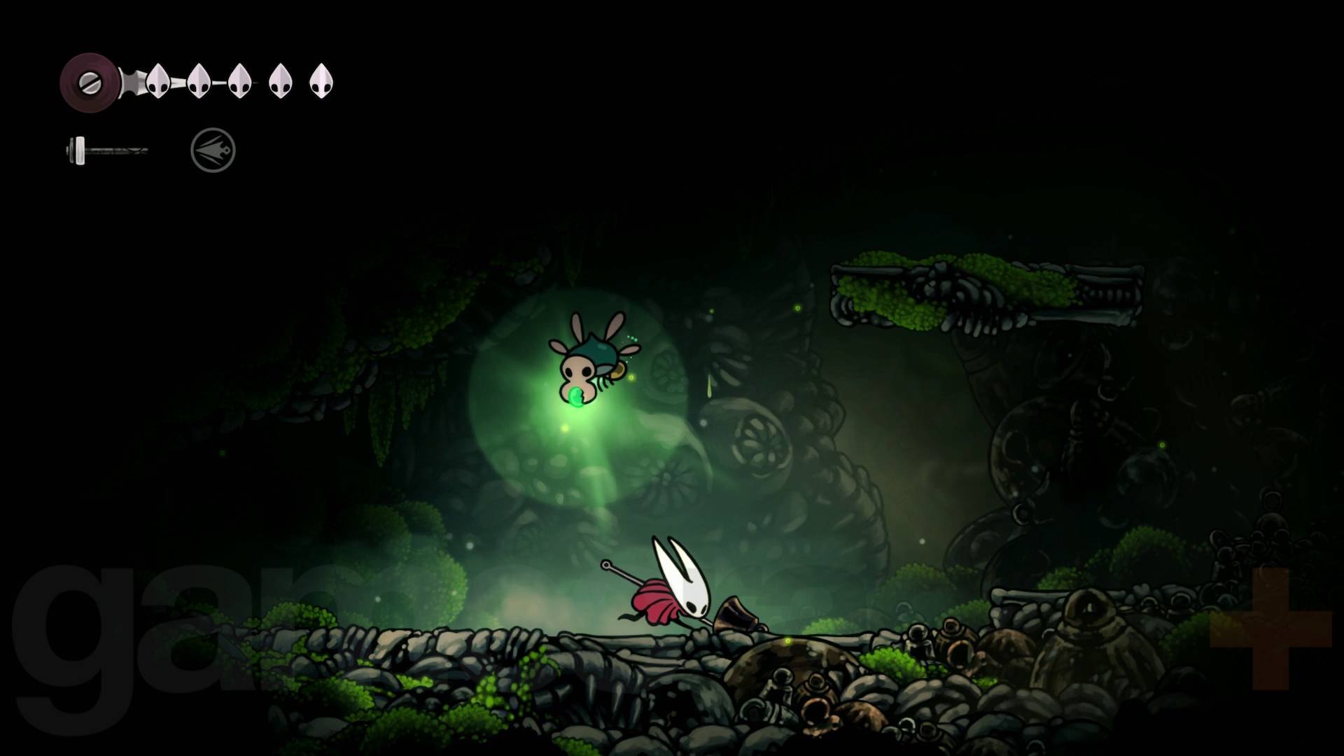 Hollow Knight Silksong bug with mossberry