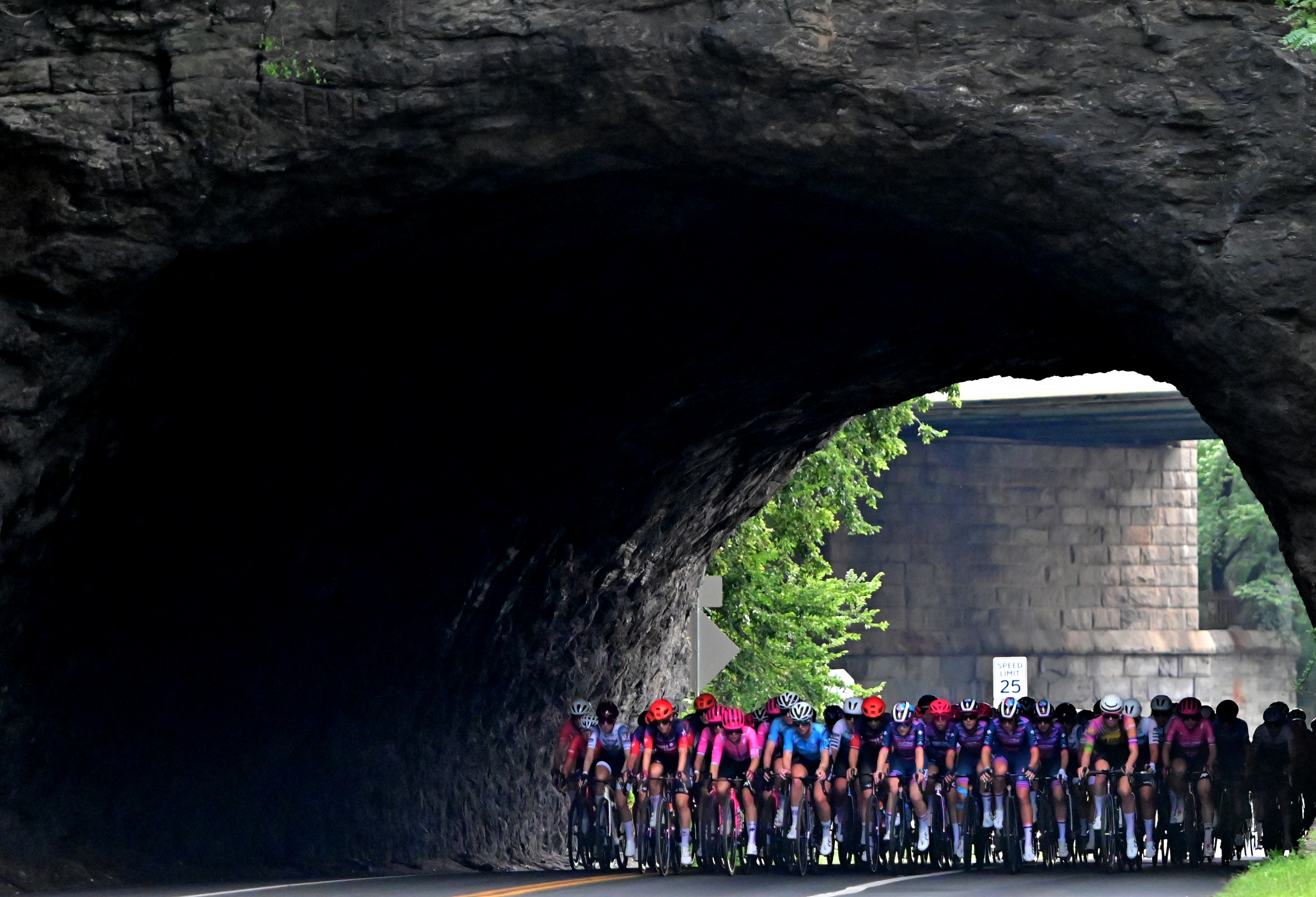 The women's elite field at the Philadelphia Cycling Classic 2026