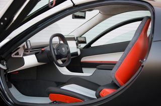 aptera paradigm electric car interior