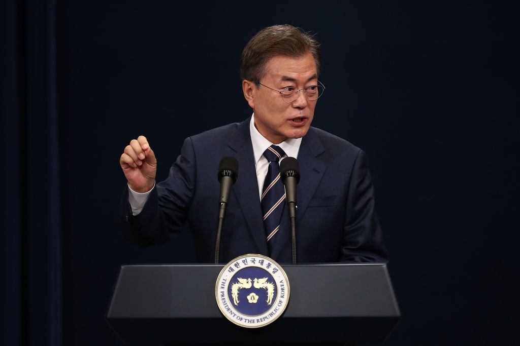 South Korean President Moon Jae-in