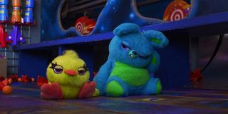 Ducky and Bunny in Toy Story 4