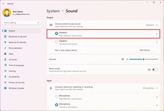Windows 11 change default audio output