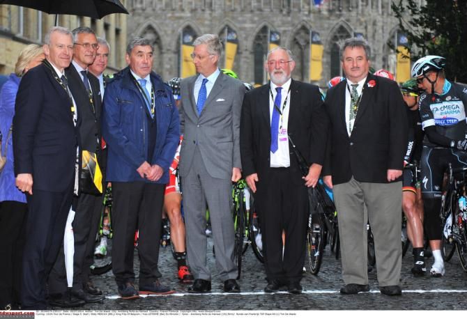 The King of Belgium with the other 'king of Belgium Eddy Merckx