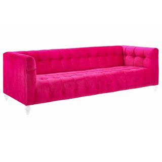 hot pink sofa