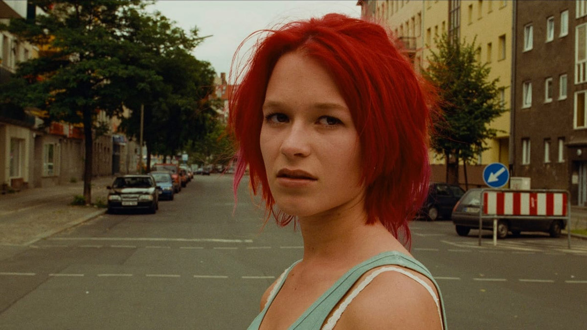 A still from Run Lola Run