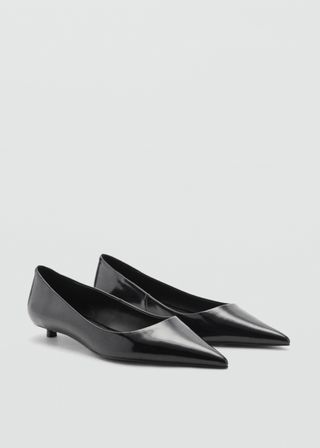 Patent Leather-Effect Heeled Shoes