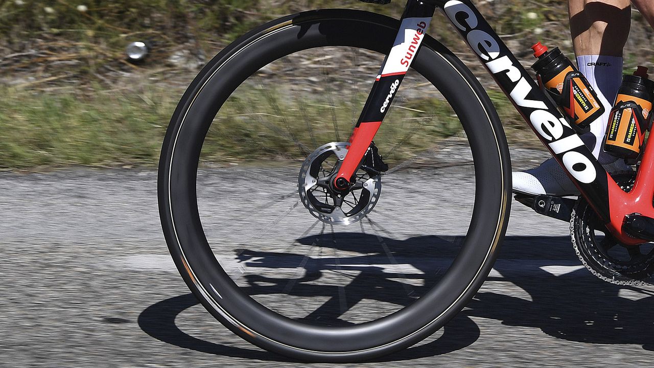 New Shimano wheels at the Tour de France