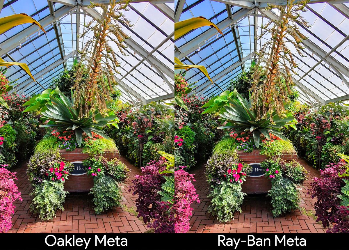 Comparing the picture quality of Oakley Meta HSTN Smart Glasses and Ray-Ban Meta Smart Glasses