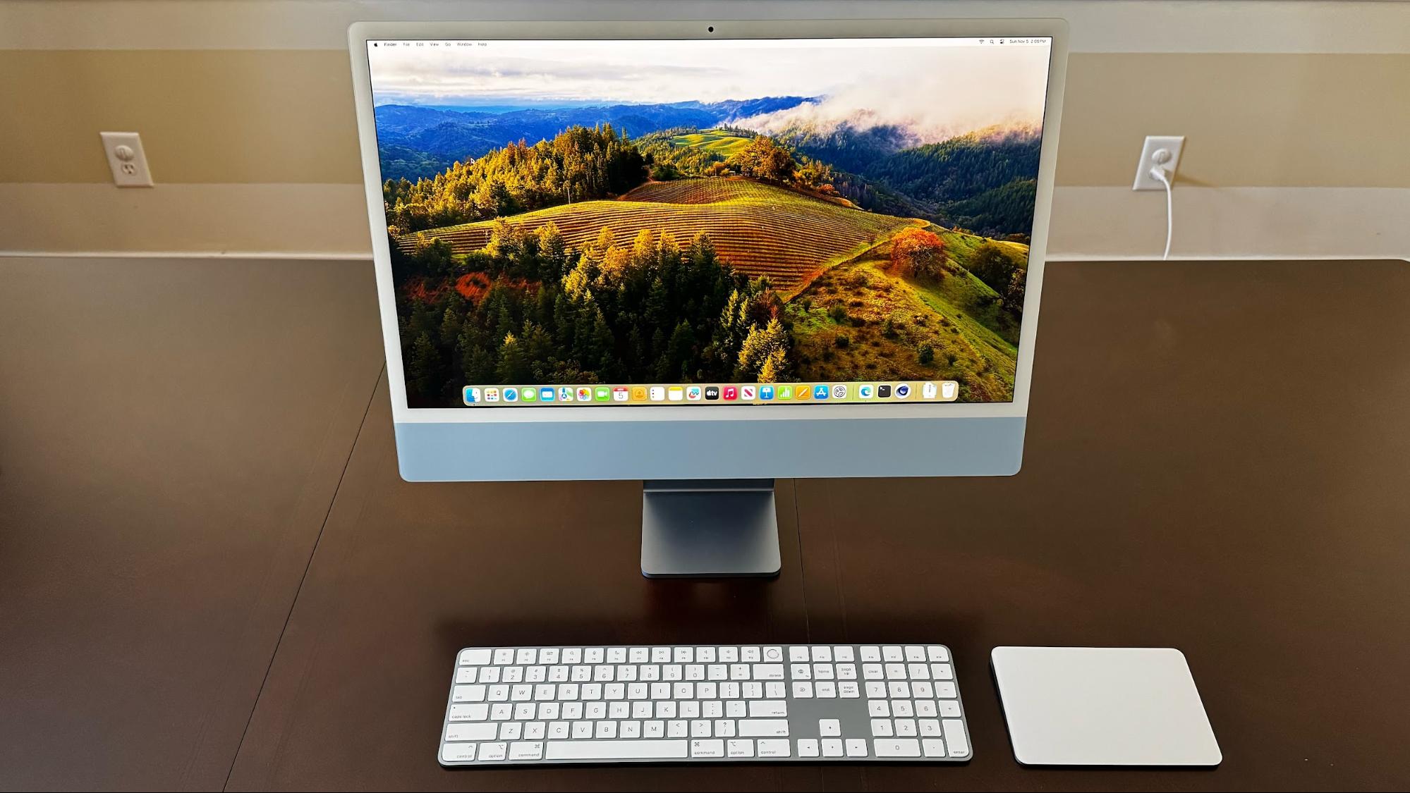  Apple 2023 iMac All-in-One Desktop Computer with M3 chip:  8-core CPU, 8-core GPU, 24-inch Retina Display, 8GB Unified Memory, 256GB  SSD Storage, Matching Accessories. Works with iPhone/iPad; Pink :  Electronics