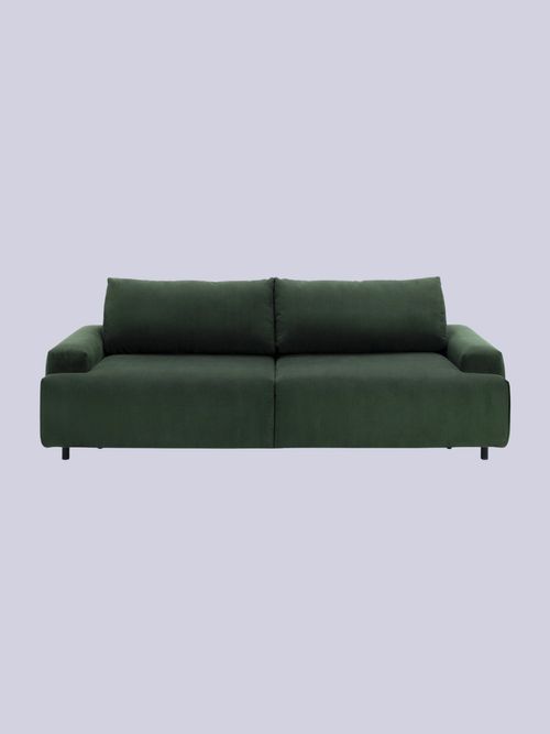 Julien Fabric 4 Seater Sofa Bed - Green