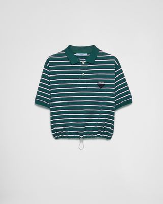 Cropped Polo Shirt