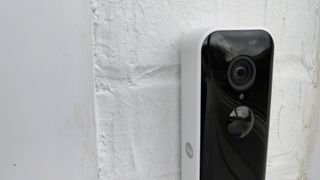 Yale Smart Video Doorbell review: closeup of doorbell