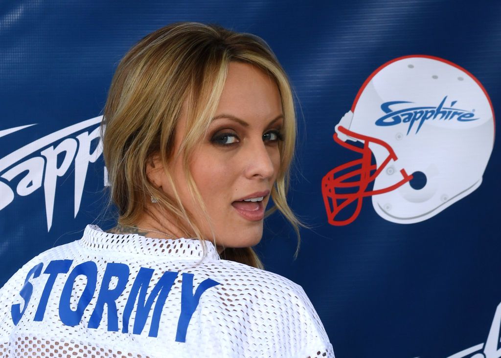 Adult film star Stormy Daniels