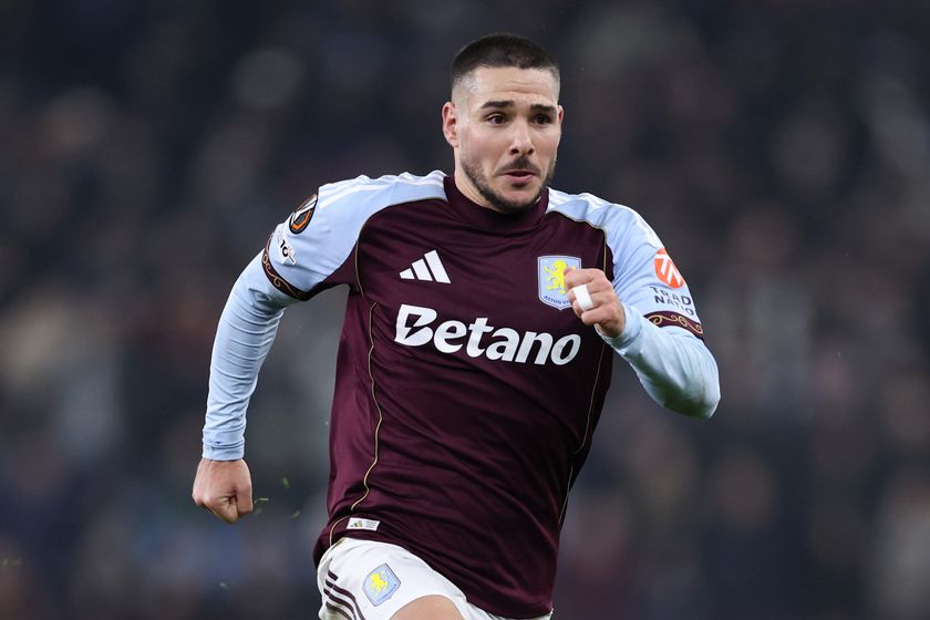Aston Villa midfielder Emi Buendia