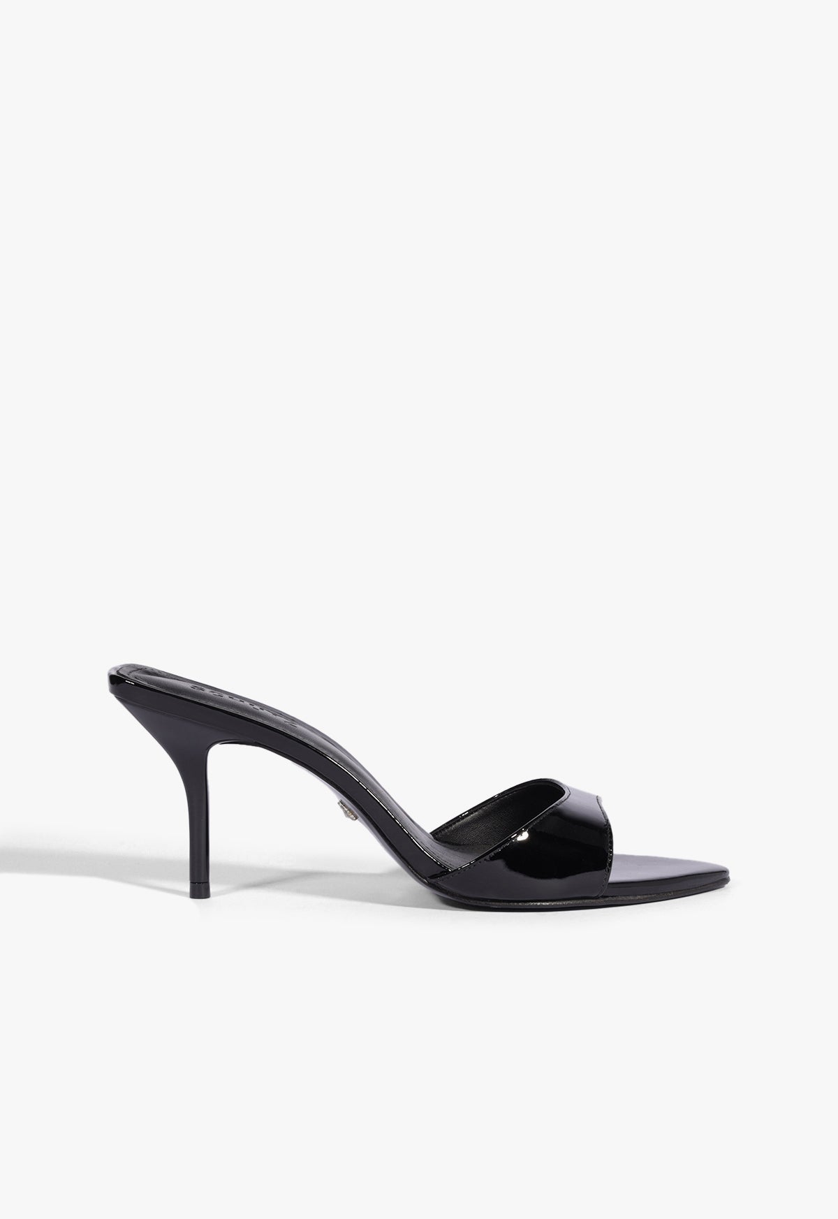 Elodie Patent Leather Sandal - 5 / Black / Patent