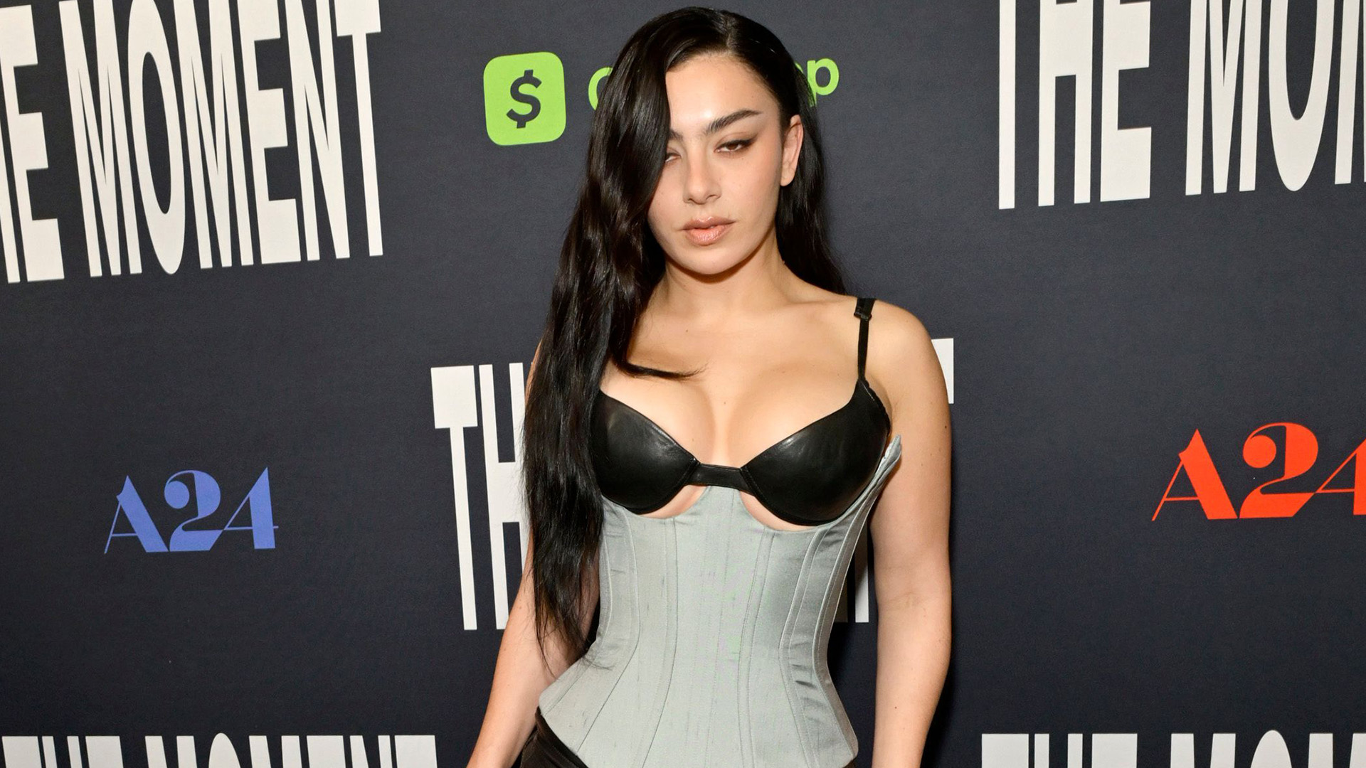 Charli XCX hot pants