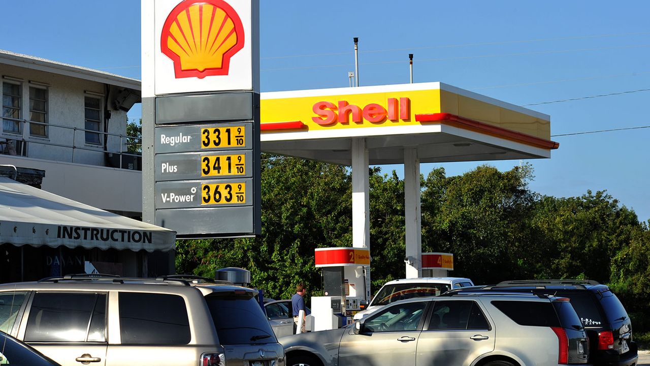 Shell petrol station