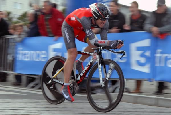 Yaroslav Popovych (Radioshack) came fourth in the time trial.