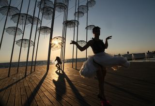 Fashion show of recyclable materials in Thessaloniki