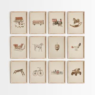 Vintage Nursery Prints for Nursery Decor