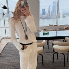 how to style a sweater in summer