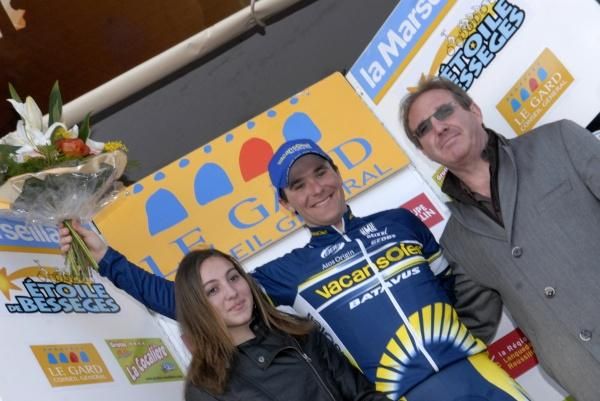 Stage one winner Borut Bozic (Vacansoleil Pro Cycling Team)