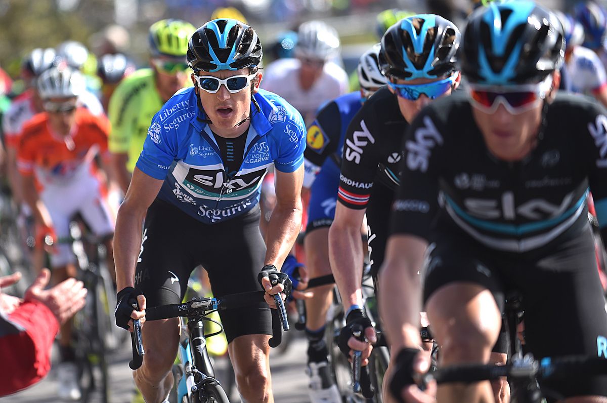 Geraint Thomas during the fifth and final stage