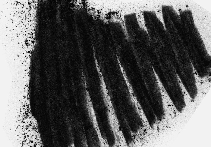 A screenshot of one of the charcoal brushes in the set