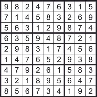 Sudoku solution