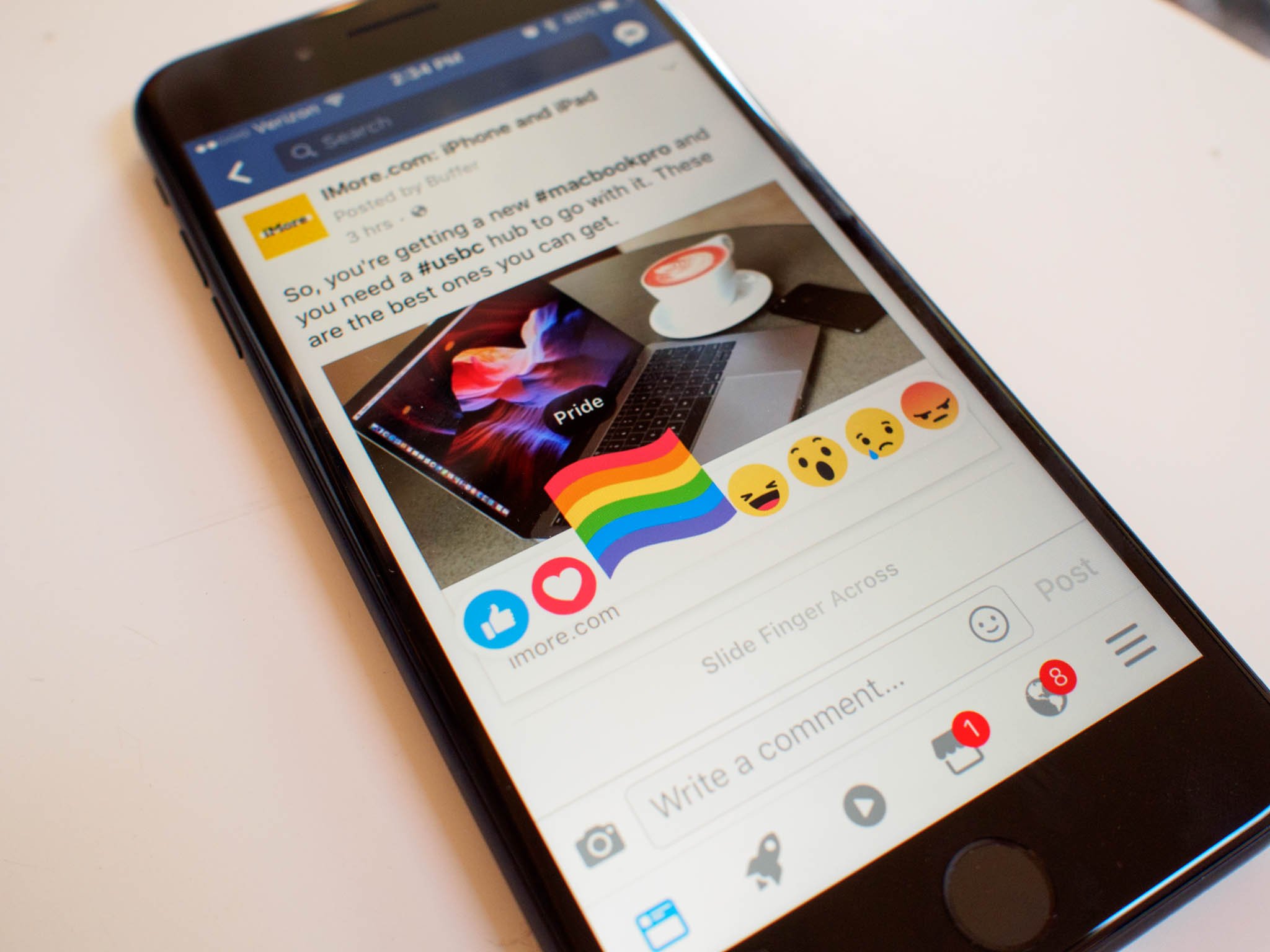How to get the Pride flag reaction on Facebook iMore