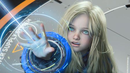 Pragmata screenshot taken on PS5